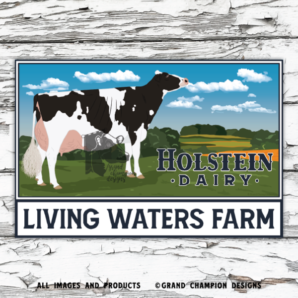 Blue Ribbon Dairy Farm Signs